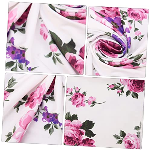 Toyvian 1 Set/2 Stks Haarband Wrap Set Baby Hoofdbanden Newborn Headband Baby Set Newborn Inbakeren En Hoofdband Nerborn Bowknot Tulband Stropdas Baby Inbakeren Wrap Polyester Violet Baby - Afbeelding 5