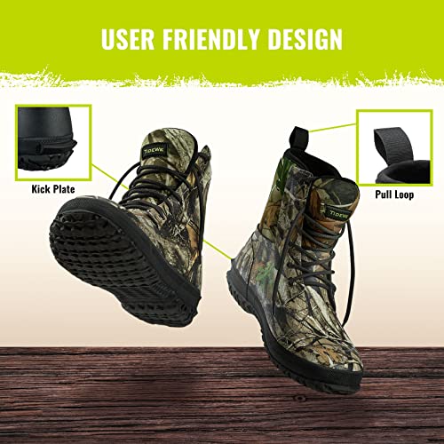 TIDEWE Insulated Neoprene Lace Up Hunting Boots #TOP19