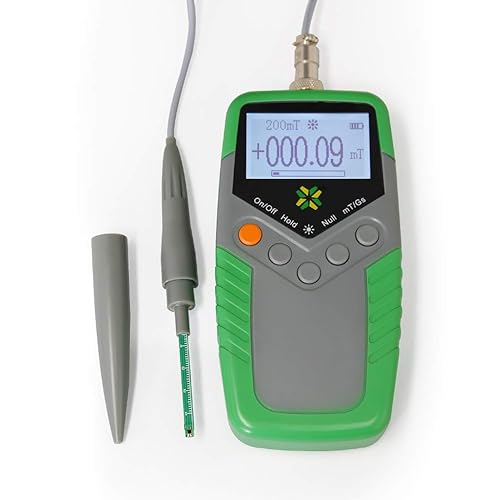 Miniatura 23 de TES10C Medidor digital Tesla Gaussmeter con interruptor automático de rango 0-200mT/0-2000mT Precisión de 0 ~ 100 mT ± 1%/100 ~ 2000mT Precisión ±
