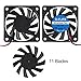 D-FLIFE 4pcs 12V 6010 Fan USB Brushless Cooling Fan 60mm x 10mm USB Fan 12V DC Brushless Cooling Fan 6010 for Computer CPU Heat Sink Cooling Cooler Fan (12V 2Pin)
