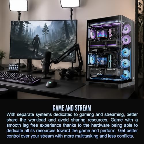 Image of Thermaltake Capo X, Dual System Chassis, mATX /mITX, Curved TG, Black