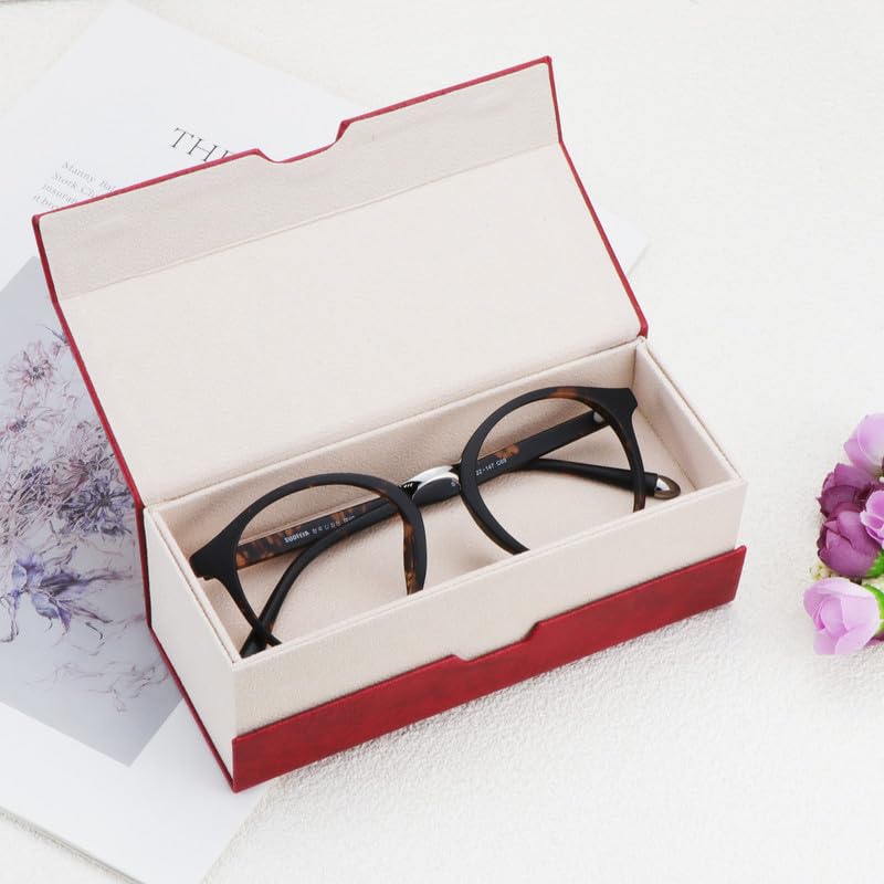 Image of VisionGlobal Hard Shell Eyeglass Case for Eyeglasses and Sunglasses for Men /Women and Kids