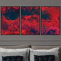 3 Piece Framed Canvas Wall Art 3D Contemporary Canvas Prints Home Artwork Decoration for Living Room,Bedroom - 16