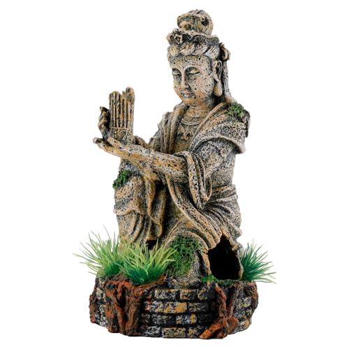 Moruna 水槽 オブジェ 樹脂製 熱帯魚・金魚・メダカなど 多種の魚用 隠れ家兼アクアリウム レイアウト オーナメント (タイ戦士)