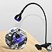 Terizger UV Glue Curing Lamp,3W LED USB Powered Lamp Bead Plug & Play UV Glue Ultraviolet Purple Light for Repairing Mobile Phone PCB Repair Tool with Clip & Switch