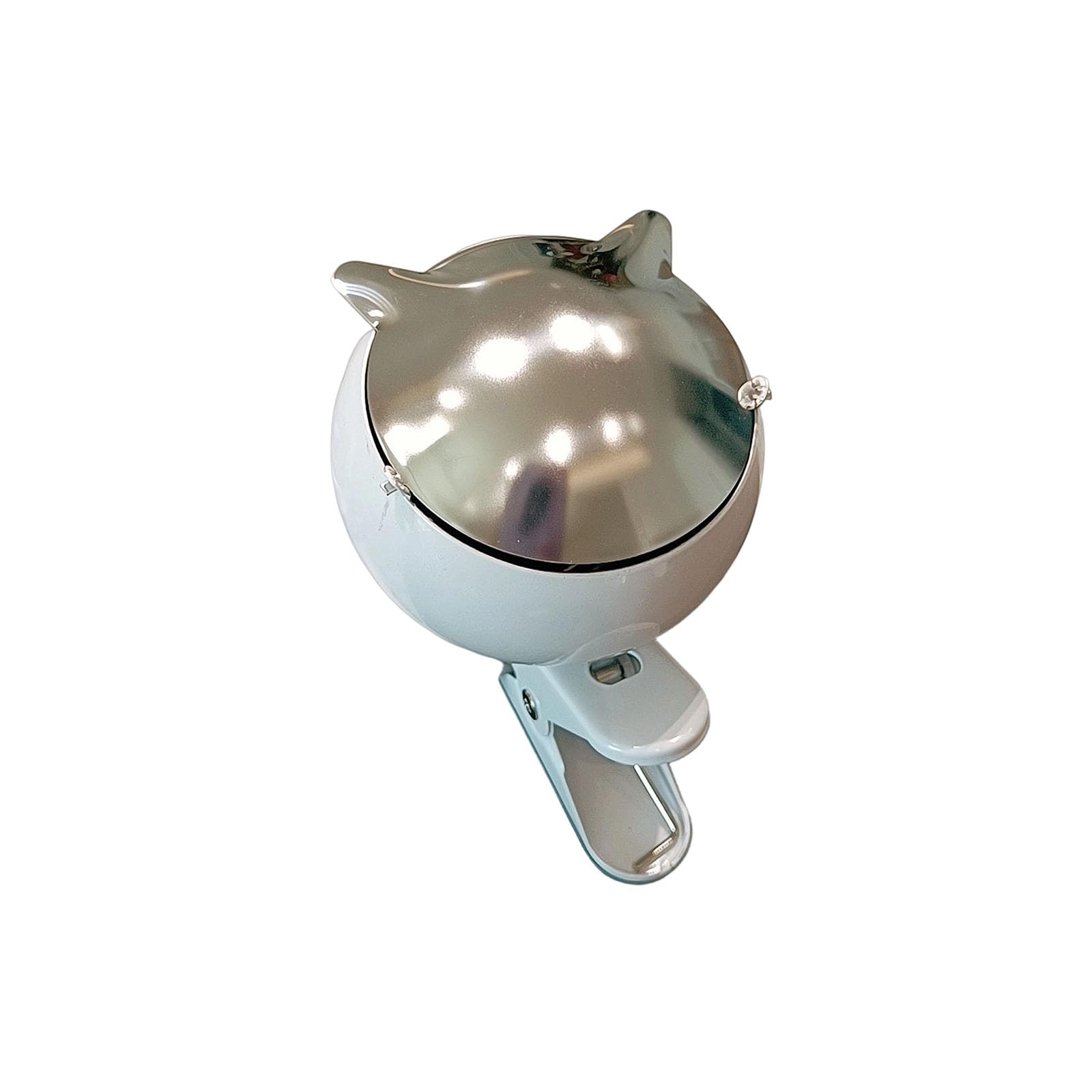 HZBB Duty Iron Ashtray with Clamp on Attachment for Tables Side Railings Strong Grip WIndproof Lid Ashes Container Iron Ashtray