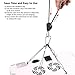 MAXSISUN 1/8” Adjustable Heavy Duty Rope Clip Hanger, Grow Light Ratchet Hanger, 150lbs Weight Capacity (2 Pairs Hangers)