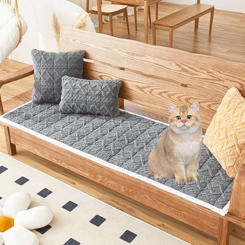 Dog Couch Cover Bed Blanket Pet Slipcover Floor Pillow Seat Cushion Furniture Protector Washable Throw Blankets for Kids Large Dogs Pets Cats Puppy Sofa Chaise Couch Mat Non Slip Backing ( Color : Dar