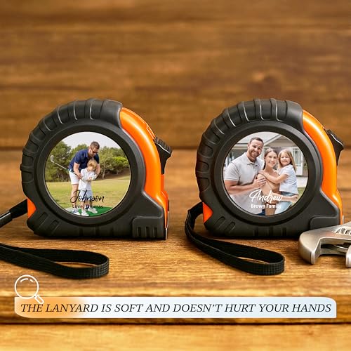 Cinta métrica personalizada foto regalo papá 12FT miniatura 3
