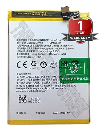 Image of Original BLP713 Battery for Realme 3 Pro RMX1851 [4045mAh] Battery with 1 Year Warranty** (J00278)