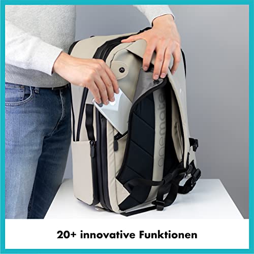 onemate Rucksack Backpack Pro (Herren und Damen) Vielseitig und Durchdacht aus Recycelten Plastikflaschen 22L...