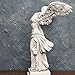 ZIQIAO Winged Victory Goddess Statue, Samothrace (190 BCE), Greek Goddess Figurine Statues for Home Decor (White, Large)