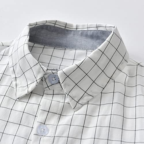 Plaid Shirt for Kids Boys Western Outwear Vintage Buffalo Check Coat Tartan Plaid Shirt Button Down Lapel Dress Jacket4