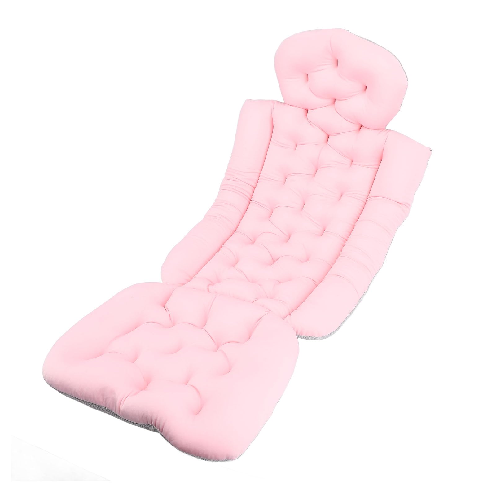 Domary Cuscino Bagno per Tutto il Corpo Ventosa Antiscivolo Fissaggio Poggiatesta Bagno Cuscino di Supporto per Collo e Spalla Design Ergonomico Particelle di Memory Foam Ad