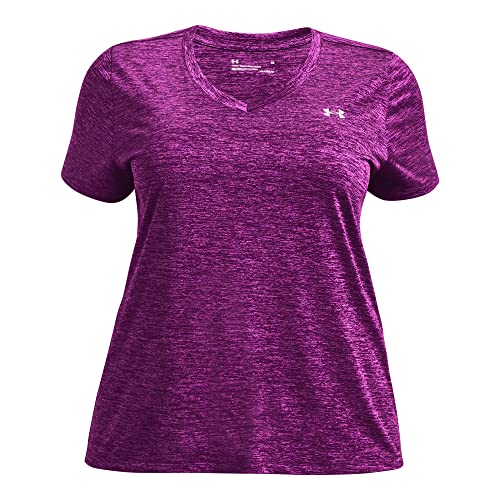 Image of Under Armour Plus Size Tech Solid Short Sleeve V-Neck