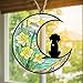Personalized Dog Memorial Suncatcher Ornament - Custom Name Dog Decor, Dog Memorial Christmas Ornament, Gift for Dog Lover, Loss of Pet Sympathy Gift, Pet Remembrance Keepsake, in Loving Memory Gift