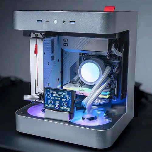 Mini pantalla de temperatura para PC con monitor de datos de CPU y RAM IPS USB 6