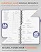 WEMATE Spiral Address Book with Alphabetical Tabs, Leather Password Book, Address Organizer Telephone Notebook Journal Keep Contact Safe Hardcover Large Print for Seniors Home Office 5.8″×8.2″, Purple