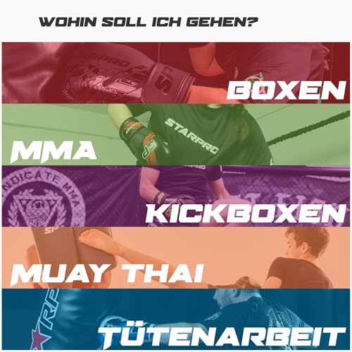Starpro Robustes Premium Schlagpolster für Harte Tritte & Schläge - Schlagpolster Kampfsport, Schlagkissen Groß, Kickbox Schlagpolster, Schlagschild