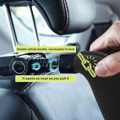 Kopfstütze Auto Kinder Reisefeeling für Kinder & Erwachsene,Nackenstütze Nackenkissen Autokissen Auto Nackenkissen, Einziehbare Abnehmbare Autositz Seitliches Kopfstützkissen-Schlafkissen Kissen