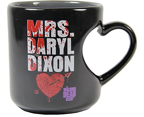 The Walking Dead Mrs. Daryl Dixon 12 oz Heart Mug