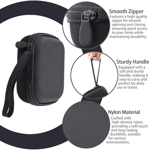 Image of co2CREA for Anker Soundcore Boom Go 3i Portable Bluetooth Speaker Hard Protective Case, Portable Travel Case Replacement (Black Case)