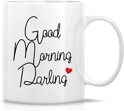 Miniatura 53 de Retreez Taza divertida – Good Morning Handsome - Tazas de café de cerámica de 11 onzas – Divertido, sarcasmo, sarcástico, motivacional, inspirador