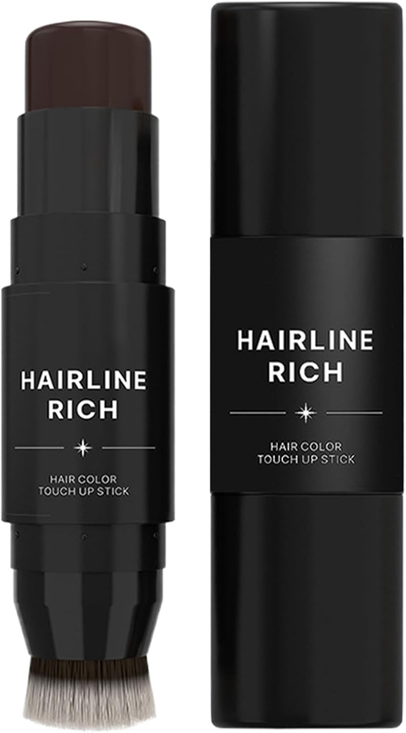 Root Cover Up Stick, Double-Ended Temporary Hair Color, Long-Lasting Women Hair Coverage Color Pen, Instant Root Touch-Up for Adults, Friends, Beauticians, Quick Hair Color Solution, Temporary Hair