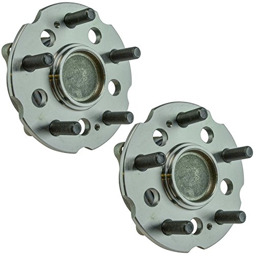 Image of TRQ Rear Left and Right Wheel Bearing and Hub Assembly Set 2 Piece Compatible with 2009-2015 Honda Pilot Front Wheel Drive
