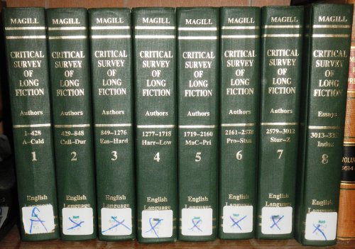 Critical survey of long fiction 0893563595 Book Cover
