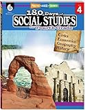 180 Days™: Social Studies, Civics for 4th Grade Practice Workbook for Classroom and Home, Cool and Fun Practice Created by Teachers (180 Days of Practice)
