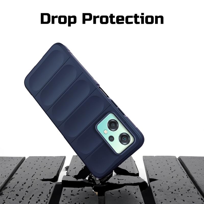 Image of Mr. Case Silicone Back Cover Case for OnePlus Nord CE 2 Lite 5G | Comfort Grip Soft Touch Matte TPU | - Blue