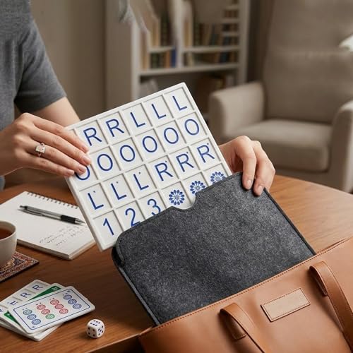 Tablero Práctica Individual Mahjong Ligero y Portátil miniatura 5