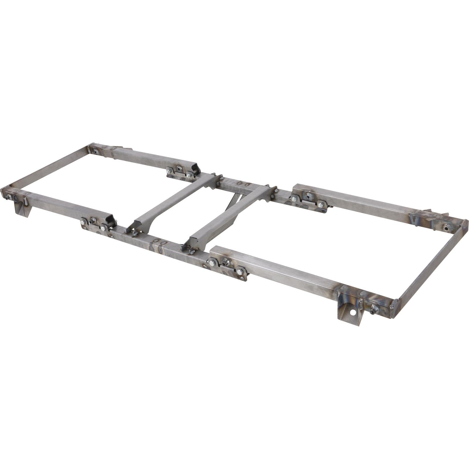 Speedway Motors 1973-1980 Chevy C10 Squarebody Truck Bolt-In Bucket Seat and Console Mount Kit, Steel Bracket for Low/No Hump Floors, Mounting Hardware Included