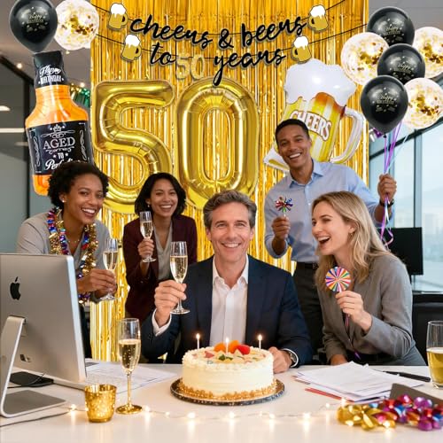 Kit Decoración Cumpleaños 50 Años 50% OFF - $8.44