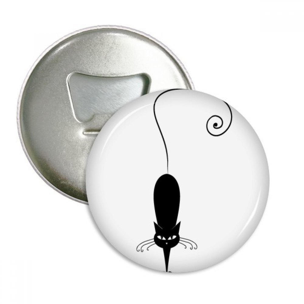 Chat noir décapsuleur et magnet pour ne plus perdre vos notes ni rater vos apéritifs