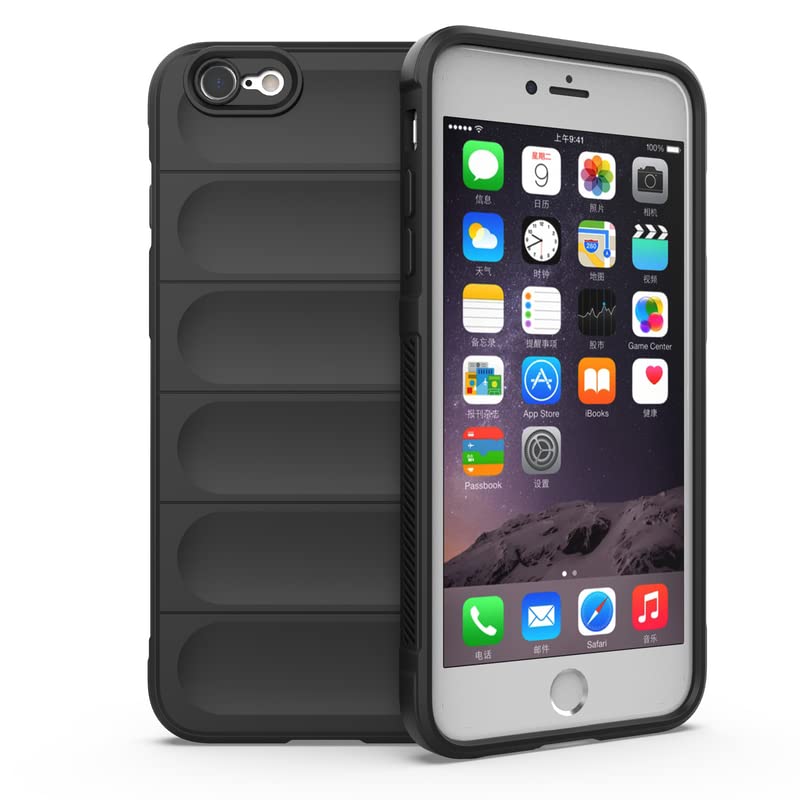 Cascov 360 Protection Back Case Cover for Apple iPhone 6s Plus, Matte Soft Liquid Silicone Case with Camera Protection Designed for Apple iPhone 6s Plus - Black (B0C1NB4VRS) Amazon Price History, Amazon Price Tracker