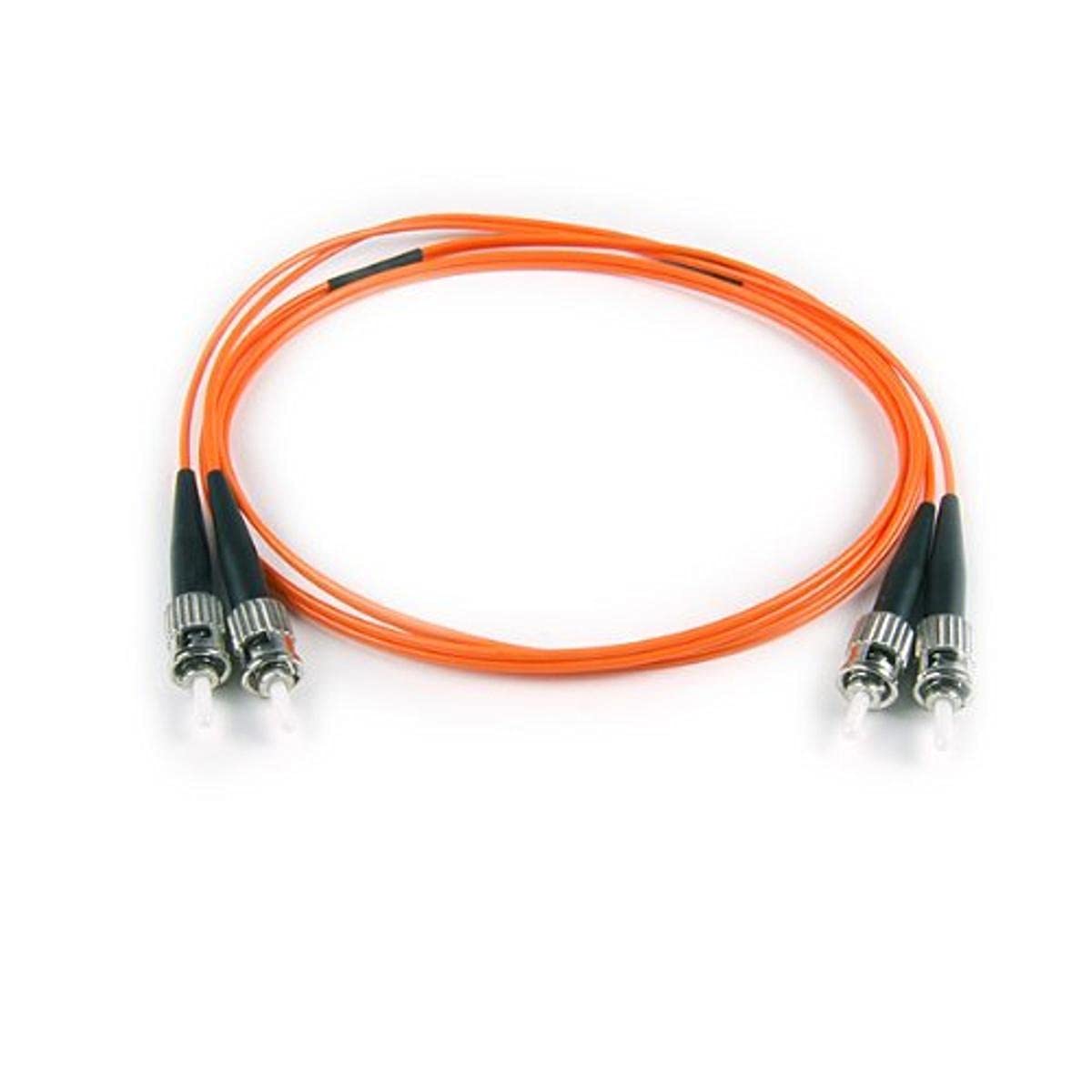 Hellermann Tyton FA1STST ST - ST Duplex Multimode Fiber Assembly, 1M, Orange