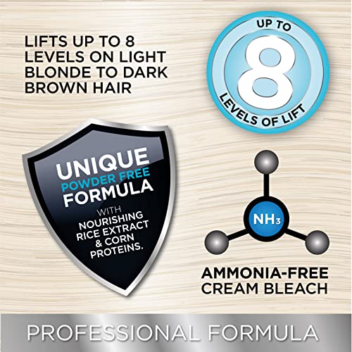 Knight & Wilson CF-CB-80 Color-Freedom Cream Hair Bleach Kit. Ammonia-Free Formula Lifts Up To 8 Shades. Protects & Repairs While Lightening. Complete Hair Bleaching Kit thumb #2