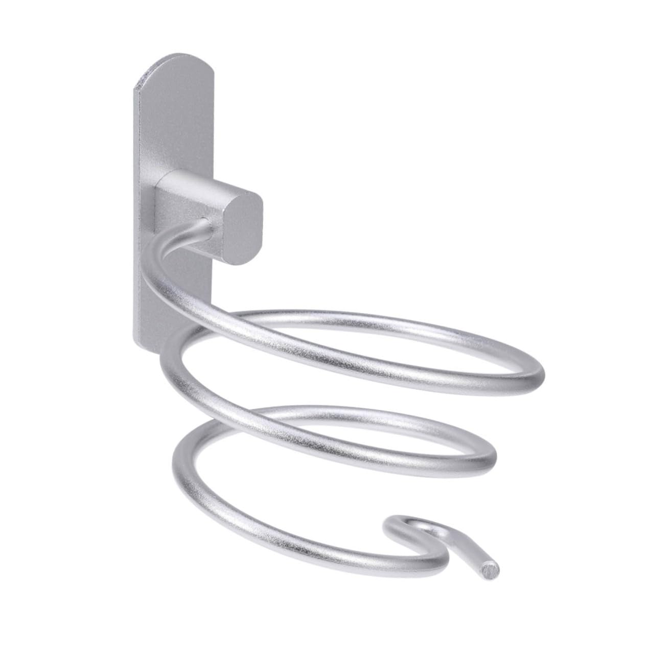 Ipetboom Hair Dryer Wall Bracket Metal Spiral Holder Storage Rack Hair Blow Dryer Holder for Bathroom