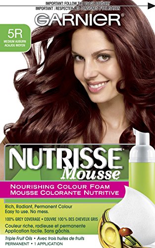 Garnier Nutrisse Nourishing Color Foam, Medium Auburn