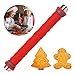 LIHAO Mattarello Natale in Silicone Incisione Decorativa Rolling Pin con Inciso Rilievo per Biscotti, Impasto e Pizza Rullo Utensile per Cucina- Stampa di Albero di Natale