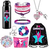 Kigeli 9 Piece Gymnastics Gift Set, Bottle, Drawstring Bag & 50 Stickers