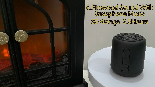 Amazon.com: Roamoris Bass-Boosted Electric Fireplaces Crackler