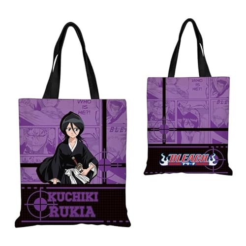 [YAZILIOU] ���؃��L�A �g�[�g�o�b�O BLEACH �L�����o�X 38×35cm ��e�� A4���u�����[ �V���b�s���O�o�b�O �ʋ� �ʊw �w�� ������� �j�����p �M�t�g