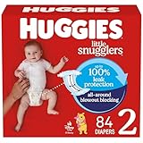 Huggies Little Snugglers Baby Diapers, Size 2, 84 Count
