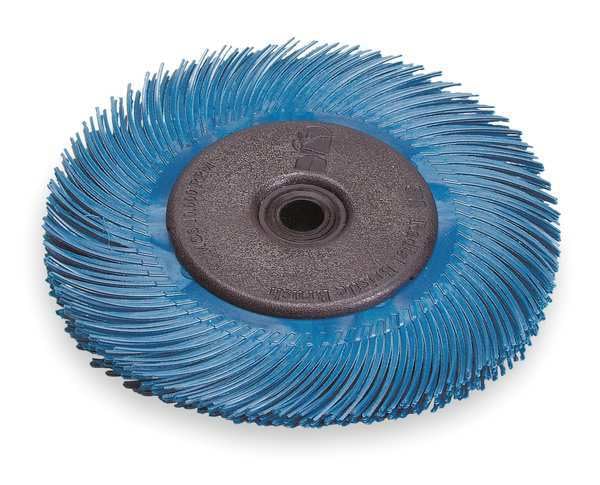 Radial Bristle Brush, T-C, 6Diax7/16W, 400G