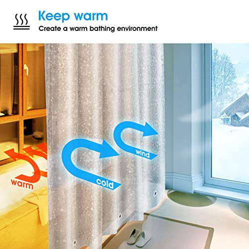 SPARIN Chiaro Tenda da Doccia 180 * 180CM