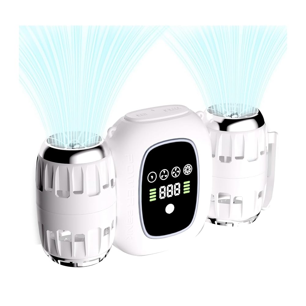 Ventilateur de taille portable puissant à fixer pour rester au frais