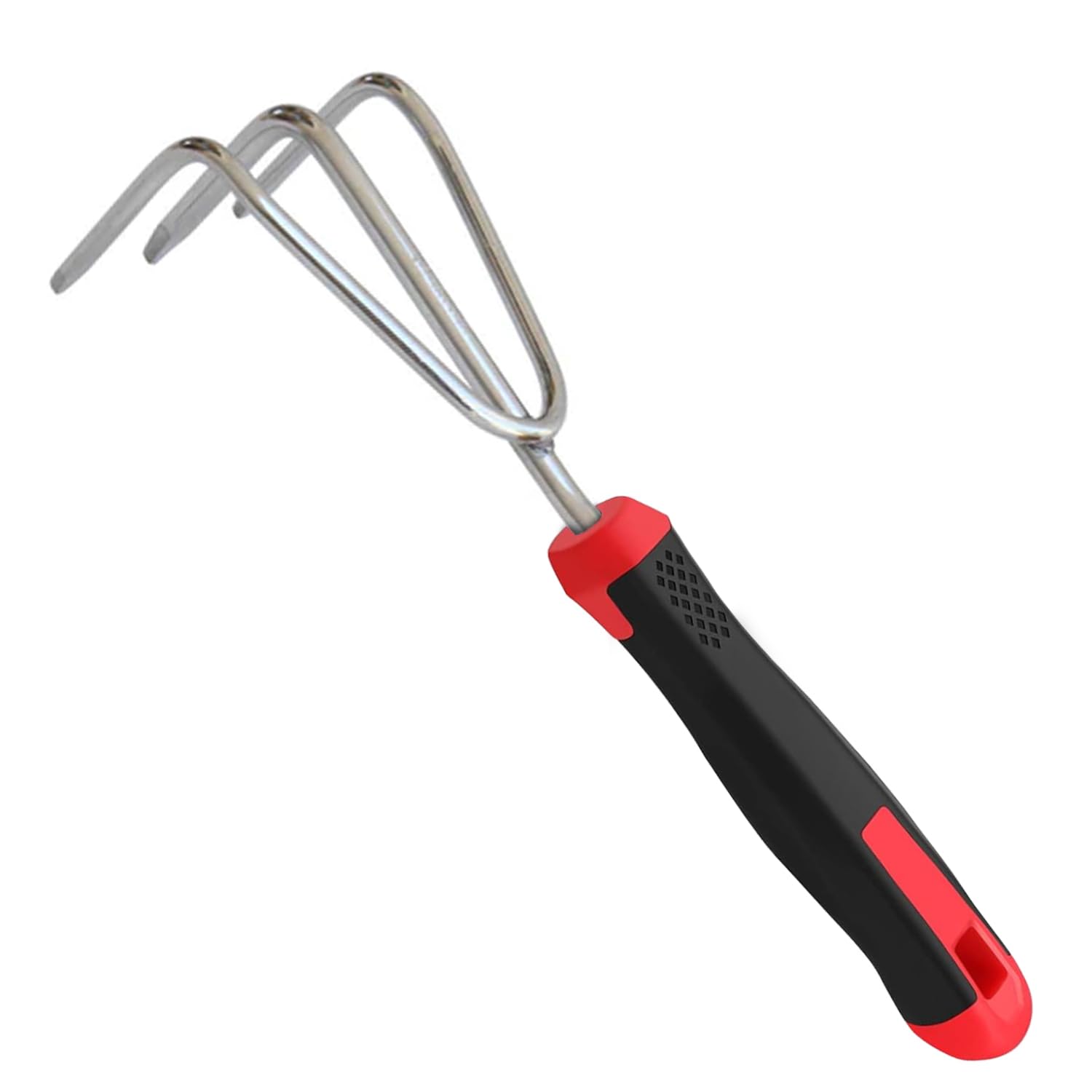 Outo Hand Cultivator Agriculture Tool Farming Tiller Soil Loosening Rake for Home Garden & Weeding- (Metal Prong & Red Handle, 1 Pc) (B0CZLM5NQ2) Amazon Price History, Amazon Price Tracker